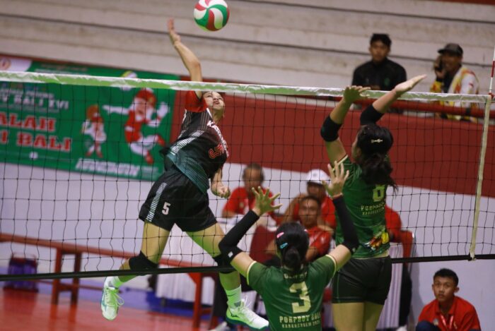 Menang Mudah Lawan Jembrana, Tim Voli Putri Karangasem Ditantang Badung